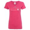 Women’s Glitter V-Neck T-Shirt Thumbnail